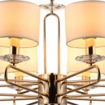 Подвесная люстра ILLUMICO IL6196-8P-17 GD (220V, на цепи)
