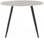 Деревянный стол Notta Абилин 100х76 мрамор светло-серый / черный матовый 507220