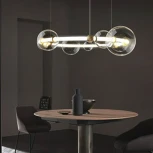 Подвесная люстра Sessa Ring D94 ImperiumLoft Sessa-Ring01 (195005-23) (LED, 220V, на тросе, бусы)