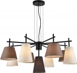 Подвесной светильник (13032/9P Black) Indigo Abbinare V000535 (220V, на тросе)