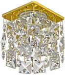 Встраиваемый светильник хрустальный Dio D'Arte Tayo Gold GU10.5.14.8x8.702 G