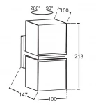 Настенный светильник уличный Oasis Light W1938