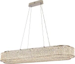 Подвесной светильник хрустальный светодиодный Newport 8510 8510/120 chrome (220V, на тросе)