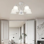 Потолочная люстра Arte Milano Napoli-1254 331254/5 WT+SL (220V)