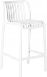 Стул полубарный CHLOE (белый)