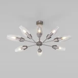 Потолочная люстра Eurosvet Thalia 60140/9 сатин-никель