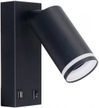 Спот с usb-портом Arte Lamp Imai A2364AP-1BK (220V, выключатель)