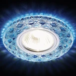 Встраиваемый точечный светильник Ambrella Декоративные Кристалл Лайт S288 BL (220V)
