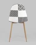 Стул Stool Group Валенсия пэчворк черно-белый УТ000006611