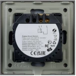 Выключатель сенсорный SWT-OMALI-S01-ZB-GR (250V, 10A, Zigbee) (Arlight, Стекло) 050036