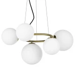 Подвесная люстра Lightstar Globo 815051 (220V, на тросе, шарики, молекулы)
