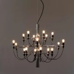 Подвесная люстра Loft It Gino 10196/650 Black (220V, на тросе)