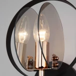 Бра Eurosvet Gallo 70121/1 черный (220V, выключатель, кольцо)