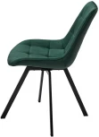 Стул CORN 360 град. поворот. G062-18 зеленый, велюр/ черный каркас, М-City