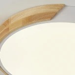 Потолочный светильник круглый светодиодный Natali Kovaltseva Scandinavian LED LAMPS 81182 с пультом ДУ, моб. приложением 140W, белый, LED (регулировка яркости, 220V, круглые)