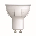 Лампочка светодиодная полусфера белая GU10 6W 4000K Uniel LED-JCDR 6W/NW/GU10/FR/DIM PLP01WH