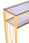 Консольный стол AllConsoles 1124-CG grey золотой