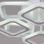 Потолочная люстра светодиодная на штанге с пультом регулировкой яркости и цветовой температуры Reluce 05104-0.3-4+4 WH