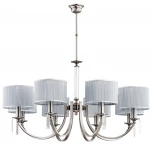 Потолочная люстра на штанге Kutek Zevio ZEV-ZW-8(N/A) (220V, хрусталь Swarovski)