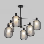 Потолочная люстра на штанге Eurosvet Voile 30191/6 черный (220V)