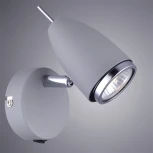 Спот Arte Lamp Regista A1966AP-1GY (220V, выключатель, круглые)