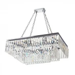 Подвесная люстра Divinare Nova 3001/02 SP-15 (220V, хрусталь, на цепи)