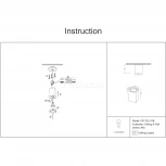 Накладной потолочный светильник Focus GU10 1x50Вт Maytoni Technical C011CL-01B (220V)