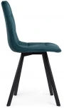 Стул Чилли морская волна / черный каркас 489706 Notta