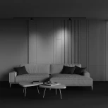 Трековый светильник однофазный, 12W 220V Maytoni Glare TR225-1-GX53-B (круглые)