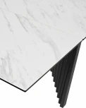 Стол IVAR 200 MARBLES KL-99 Белый мрамор, итальянская керамика М-City