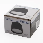 Светильник потолочный накладной Feron HL359 41991 12W, GX53, черный (220V, круглые)