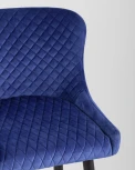 Стул барный Stool Group Ститч велюр синий УТ000001370