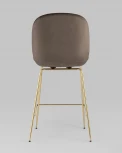 Стул полубарный Stool Group Beetle со спинкой коричневый УТ000025453