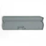 Торцевая заглушка для ЗНИ (серый) Stekker 39987