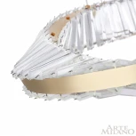 Подвесной светильник Arte Milano Venezia 318311/D800 GD (регулировка яркости, LED, 220V, хрусталь, пульт управления, на тросе, кольцо)