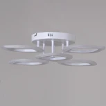 Потолочная люстра светодиодная на штанге с пультом регулировкой яркости и цветовой температуры Reluce 02302-0.3-3+3 WH