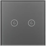 Выключатель сенсорный SWT-OMALI-S02-ZB-GR (250V, 10A, Zigbee) (Arlight, Стекло) 050039