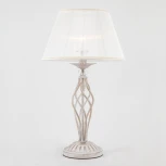 Интерьерная настольная лампа Eurosvet 01002-01003 01002/1 белый с золотом (220V)