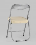 Стул складной Stool Group ДЖОН металлик, кремовый УТ000008057