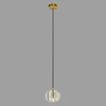 Подвесной светильник Belfast Pansy 6214-1 BR CL (220V, на проводе)