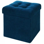 Пуфик Dreambag складной Синий Велюр 13258