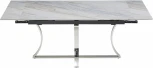 Стол обеденный IST-CASA Тренди Рэк DT2889, 150(200)*90*75 см, белый мрамор