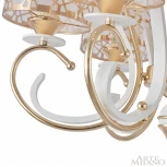 Подвесная люстра Arte Milano Florentia-1237 301237/6 Wh/Gd (220V, на цепи)