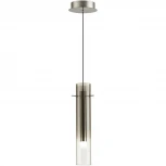 Подвесной светильник Odeon Light Shiny 5062/5LA PENDANT серебристый/дымчатый/металл/стекло LED 5W 3000K (220V, на проводе, круглые)