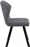Стул DikLine 339 поворотный B28 ANTRACITE, ножки черные
