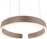 Подвесной светильник светодиодный с регулировкой цветовой температуры и яркости Mizi'en Leo MZ31371-600G (220V, на тросе, кольцо)