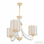 Подвесная люстра Arte Milano Florentia-3387 303387/3 Wh/Gd (220V, на цепи)