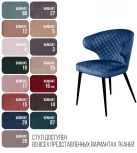 Стул Richard ромб, бархат синий 29 Top Concept 76959