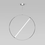 Подвесной светильник Eurosvet Element 90283/1 хром (LED, 220V, пульт управления, на проводе, кольцо)