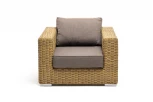 Лаунж-зона из искусственного ротанга, цвет соломенный 4SIS Боно BS3C2T-4-SET